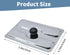 2pcs Toaster Dust Cover, Stainless Toaster Appliance Top Cover, Steel Electric Bread Maker Upper Cover for Bread Machine...