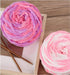 Multicolor 190g/ball Chenille Knitting Yarn Soft Ice Strip Line Cotton Yarn DIY Wool Yarn for Hand Knitting Scarf Thick Wool Yarn......