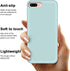 Anuck iPhone 8 Plus Case, iPhone 7 Plus Case, Soft Silicone Gel Rubber Bumper Case Microfiber Lining Hard Shell Shockproof Full-body Protective Ca...