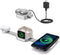 4 in 1 Wireless Charger for Apple: Used for iPhone 11 12 13 14 15, Wireless Charging Station for Galaxy S9 10 21 22 23, Wireless Charging Stand fo...