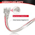 RED WOLF Front Dash Tweeters Speaker Wiring Harness Adapter Connector Plug Replacement for Dodge Ram Jeep Chrysler 2005-2022 Aftermarket Dash Twee...
