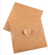 25Pcs Retro Brown Kraft Paper CD DVD Sleeves Envelopes DVD Cardboard Storage Cases Keepers Holder with Heart Button for CD/DVD Packaging or Store...