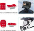 GoPro Curved Flat Helmet Base Mount with 3M Adhesive Pads for GoPro, Action Camera...