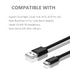 5FT Replacement Micro USB Charger Cable Cord Compatible with HyperX Cloud Flight, Corsair Void, HS70, HS70 Pro, K63, Razer BlackShark V2 Pro, Turt...