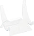 Plymor Clear Acrylic Double-Scoop Display Easel, 3.5" H x 3.875" W x 3.125" D (2 Pack)...