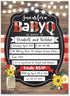 Hadley Designs 25 Baby Shower Invitations, Sprinkle Invite For Boy or Girl, Coed Rustic Barbeque Gender Neutral Reveal, Cute Fill or Write In Blan...