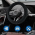 ASUBHA Car Steering Wheel Cover, Fluffy Steering Wheel Cover, Soft Warm Non-Slip Car Interior Accessories Fits 14.5-15 inches Outer Diameter Car S...