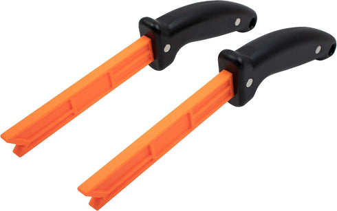 Safety Woodworking Push Stick 2 Pack, Each Has a Contoured Handle Embedded with Two Rare Earth Magnets, Ideal for Pushing Stock Through on Table S...