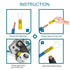 120 PCS Heat Shrink Wire Connectors, 10 12 AWG Ring Terminals, 10 12 Gauge Automotive Marine Ring Connectors by Housun...