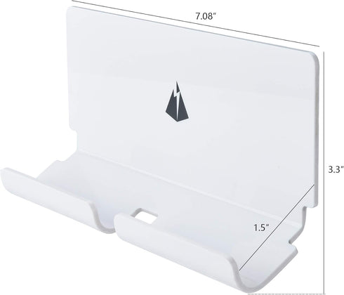 TXEsign Adhesive Wall Phone Tablet Holder Mount Stand for Tablet Smartphones eReader Wall Holder Mount Shelf (White)...