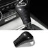 1 Piece Carbon Fiber Car Gear Shift Knob Cover Sticker Interior Trim for Mercedes Benz W204 W212 A G E C Class CLS Accessories (Black)...