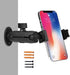 Peastrex Phone Wall Mount Holder Stand Ball Head Long Arm Drill Base 360 Degree for 3.5 to 7 in Cellphone, iPhone 14 13, Samsung Galaxy/Nexus/HTC/...