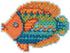 Fancy Fish Beaded Counted Cross Stitch Ornament Kit Mill Hill 2016 Spring Bouquet MH181613...