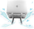 Laptop Stand, Adjustable Aluminum Foldable Portable Holder, Upgrade Whole Anti-Slip Silicone Pad, Laptop Riser for Desk Compatible with MacBook Ai...