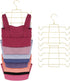ZEDODIER Tank Top Hanger, Space Saving Bra Hamgers, Non-Slip Hanging Sport Bras Holder, Closet Organizers and Storage for Camisoles Tank Tops Bras...