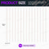 Swpeet 15Pcs Milkly Plastic Rods Assortment Kit, Diameter 4mm Length 250mm Material ABS Round Stick Round Solid Bar DIY Model for DIY Toys Buildin...