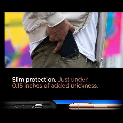 Spigen Slim Armor CS Designed for iPhone Xs Case (2018) - Black......
