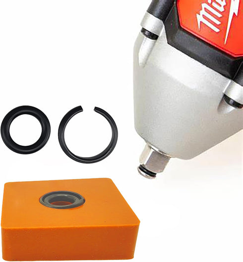 (10 Sets) 1/2"" Impact Wrench Retaining Rings Clip with O-Ring, Compatible with Milwaukee Electric/Pneumatic Type Impact Wrench, Retainer Ring Anv...