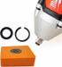(10 Sets) 1/2"" Impact Wrench Retaining Rings Clip with O-Ring, Compatible with Milwaukee Electric/Pneumatic Type Impact Wrench, Retainer Ring Anv...