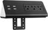 Desk Edge Mount Power Strips with USB Ports-UL Plug Outlets 1250 Joulets Surge Protector Tabletop Power Sockets for Nightstand/Home Office/Dormito...