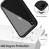 JETech Case for iPhone XR 6.1-Inch with Built-in Anti-Scratch Screen Protector, 360 Degree Full Body Rugged Phone Cover Clear-Back (Black)...