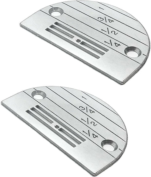 Bequilter 2pcs Industrial Sewing Machine Needle Plate #147150LGW -Light to Medium Compatible with JUKI Brother...