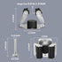 6 Pack Broom Holder Wall Mount Stainless Steel Mop Hanger Organization Heavy Duty Garage Storage System Garden Laundry Kitchen Tool Organizer Gene...
