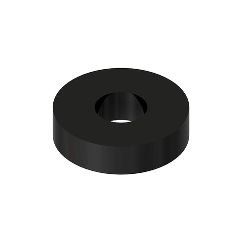 Black Nylon Spacer 1/8inches Thick, 1/2inches OD 0.194inches ID, 50 Pack for VEX Robotics...
