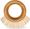 Full Circle The Ring Bamboo Vegetable and Fruit Cleaning Brush - A Versatile Scrubber for Food, Including Potatoes, Mushrooms, and Veggies with Re...