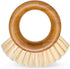 Full Circle The Ring Bamboo Vegetable and Fruit Cleaning Brush - A Versatile Scrubber for Food, Including Potatoes, Mushrooms, and Veggies with Re...