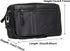Hebetag Leather Clutch Purse Wallet for Men Organizer Holder Wrist Wristlet Bag Business Pack Handbag Black...