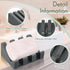 Cunhill 2 Pieces Silicone Soap Dish Self Draining Soap Dish Shower Waterfall Bar Soap Holder Tray with Drain Soap Saver for Kitchen Bathroom Acces...