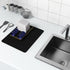 Abosrbent Dish Drying Mat for Kitchen Counter - Easy to Clean Non Slip Coffee Mat for Countertop - Multiple Usage Coffee Bar Accessories for Espre...
