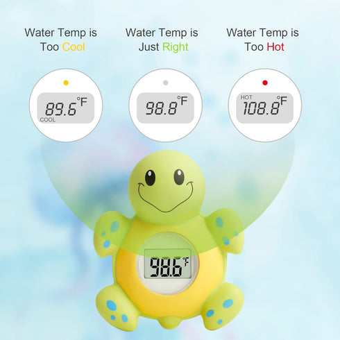 Baby Bath Thermometer (Upgraded Version) with Automatic Water Induction Switch, Baby Bath Float and Play Toy for Infant, Smart Accurate Bathroom S...