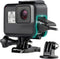 Frame Mount Housing Case for GoPro Hero 7 6 5 Black, Hero 7 Silver, Hero 7 White, Hero (2018) Cameras - Includes Quick Release Buckle and Tripod A...