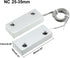 uxcell NC Alarm Security Rolling Gate Garage Door Contact Magnetic Reed Switch Silver Gray MC-52...