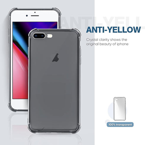 ORIbox Case Compatible with iPhone 7 Plus Case, Compatible with iPhone 8 Plus Case, with 4 Corners Shockproof Protection...