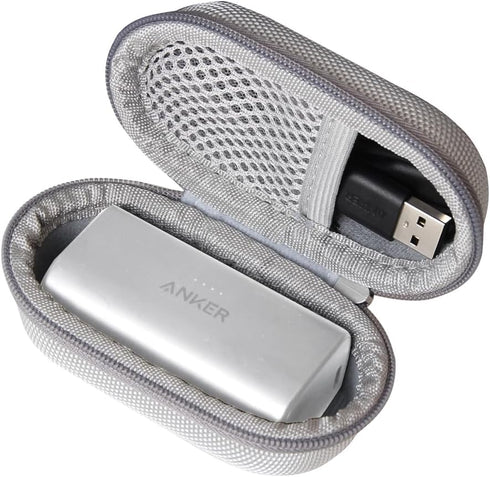 Hard Travel Case for Anker A1645 Nano Power Bank 5,000mAh 12W Portable Charger (Grey)...