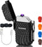 High-end Rechargeable Outdoor Lighter - Mini USB Rechargeable Lighter for Garden Activities (Carbon Fiber Black)...