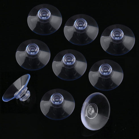 30 Pack Glass Table Suction Cups 30mm Rubber Suction Cup Hangers Without Hooks, Anti-Collision Suction Cups Transparent Suckers, Clear Plastic Suc...