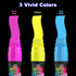 FansArriche Window Markers - 15mm Jumbo - 3 Pack of Neon Chalk Pens - Liquid Chalk Bright Car Markers, Chalkboard Markers for Windows, Blackboard,...