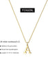 Foxgirl Gold Initial Necklaces for Women, Dainty Gold Letter Necklace Tiny A-Z Pendant Choker Necklace Trendy Cute Personalized Monogram Name Neck...