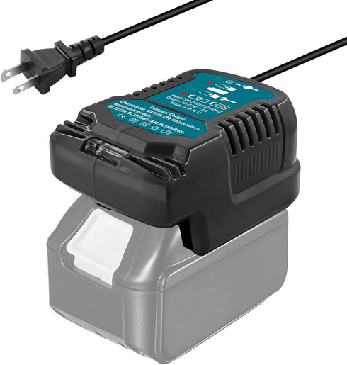 Replacement Mini Charger for Makita 18V Battery,2A Battery Adapter for Makita 18V Lithium-Ion Tools Battery Power Charger (Battery Not Included)...