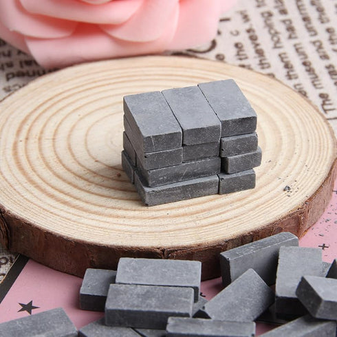Opexicos 100Pcs 50pcs/Set Mini Cute DIY Miniature Sand Table Landscape Brick Building Simulation Brick...
