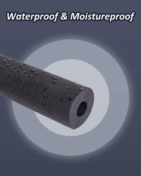Pipe Insulation Foam Tube - 3/4 Inch Foam Tubing for AC Unit, Guitar Stands, Exercise Machine Handle and Roof Rack (3/4Inch ID-6FT)...