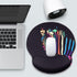 Mouse Pad with Wrist Support,Ergonomic Mouse Pad Durable & Comfortable Large Non-Slip Zebra Pattern Wrist Rest for Gaming,Computer,Laptop,Home Off...