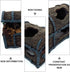 Aquarium Ornament, Simulation Treasure Chest Fish Tank Decoration Resin Hide Castle Ornament Underwater Landscape Decor...