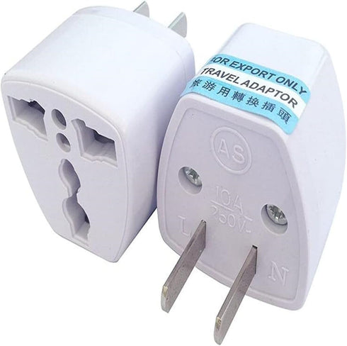 ANRANK 2 Pack UAE25010AK High Performance Universal UK/EU/AU to US Adapter Travel Power Plug Adapter Converters...