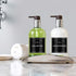 12PCS Bathroom Labels for Soap Dispenser, Removable Bathroom Organization Labels, Waterproof Bottle Labels for Shampoo Conditioner Body Wash (Blac...