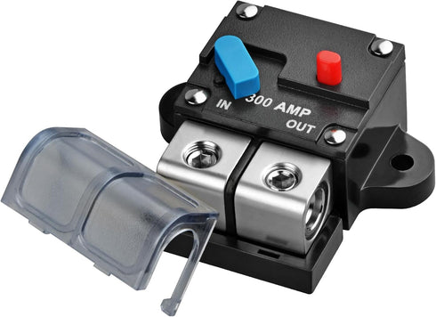 Fuse Holders Inverter Circuit Breaker Car Audio Solar Energy Inline Circuit Breaker Fuse Inverter with Waterproof Cover for Motor Auto Car Marine ...